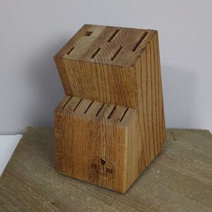 Reverware knife block wood